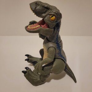 Jurassic World 2018 Primal Pal Blue Velociraptor Dinosaur Dino Rivals RARE